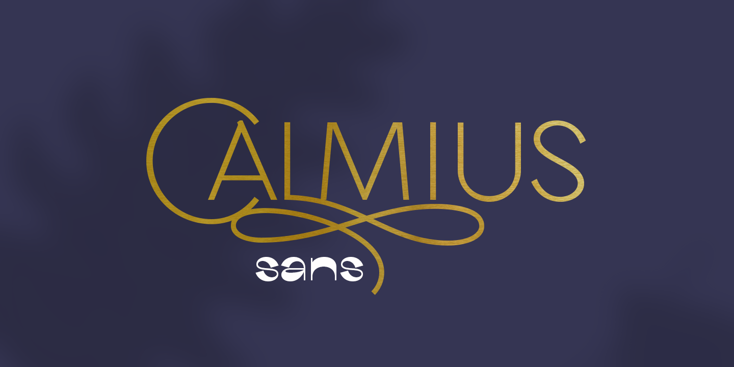 Przykładowa czcionka Calmius Sans #1